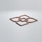 Ekena Millwork Small Olivia Decorative Fretwork Wood Wall Panels, Walnut, 11 3/8"W x 11 3/8"H x 3/8"T WALW12X12X0375OLVWA - alternate 6